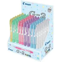 Pilot Pen PILOT Gelschreiber G2 07 PASTELL, 60er Display