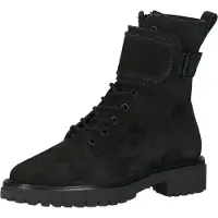 Paul green Komfortable Stiefelette Schnürschuhe für Damen 9080-012 Schwarz
