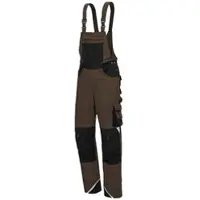 AS-Arbeitsschutz GmbH Arbeitshose Nitras Motion Tex Plus Latzhose | braun | 245 g/qm | Gr.60