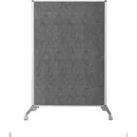BI-Office Evolution Schallabsorbierender Raumteiler, Trennwand Grau 100x150cm