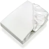 Setex Molton Köper, Matratzenschutz, Spannbetttuch, 140x200cm, Matratzenschoner aus 100% Baumolle, weiß