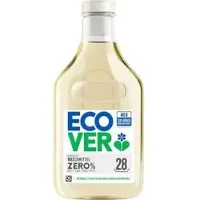 Ecover Waschmittel Zero%, Universal sensitiv, flüssig, 1 Liter, ohne Duft- und Farbstoffe, Waschladungen 28