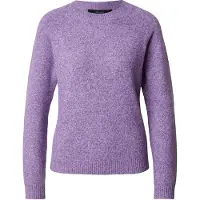 Vero Moda Rundhalspullover "VMDOFFY LS O-NECK BLOUSE GA NOOS" Materialmix, regular fit