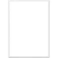 THE POSTER CLUB - Bilderrahmen Eiche weiß, Echtglas, 50 x 70 cm