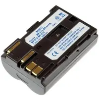 AccuCell Akku für Canon ZR 90, Typ BP-511, BP-511A, schwarz, 1400 mAh