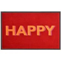 Giftcompany Washables, Happy rot 50x75 cm