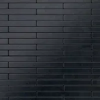 ALLOY Mosaik Fliese Massiv Metall Rohstahl Gewalzt Grau 1,6mm Stark Avenue-rs 1 Paket mit 10 Matten 0,74 m2 Grau