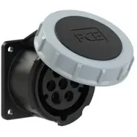 Pce 3172-7f70v CEE-Anbausteckdose (70x70mm) 16A 7p 7h IP66/IP67 31727f70v