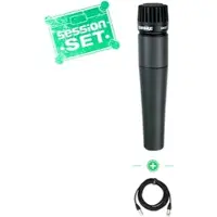 Shure SM-57 Instrumentenmikrofon Set mit Mikrofonkabel - Instrumentenmikrofon