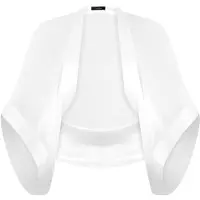 Vera Mont Chiffonstola mit 3/4 Arm in Rohweiß | Gr.: XL