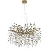 Globo Pendellampe Queena gold Ø 80cm