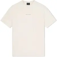 Armani Exchange T-Shirt XM002471 AF10356 U1074 Écru Slim Fit