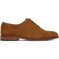 Tommy Hilfiger Halbschuhe Hilfiger Suede Dress Shoe FM0FM05776 Braun