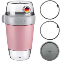 Westmark Lunchpot, 1150 ml, rosa + 2 Dichtungsringe groß+1 Deckel, 528722EP
