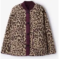 Sissy-Boy Wende-Jacke Mit Leoprint - Braun | Größe: XS-S