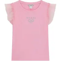 GUESS T-Shirt K6RI12 KCU20 Rosa Regular Fit 86