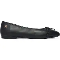Tommy Hilfiger Ballerinas Hilfiger Smooth Lthr Ballet FW0FW09241 Schwarz 36