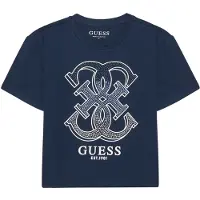 GUESS T-Shirt J6RI28 K6YW4 Dunkelblau Regular Fit 122