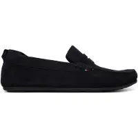 Tommy Hilfiger Mokassins Core Hilfiegr Suede Driver FM0FM05789 Dunkelblau