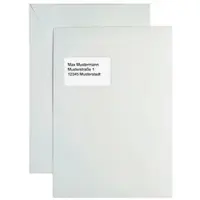 Kaenguruh the world of paper Versandtaschen DIN C4 mit Fenster weiß 250 St.