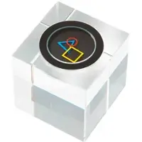Tecnolumen Cubelight Clock, schwarz