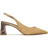 Tamaris Damen Pumps Leder Logo Schnalle1-29624-46, Größe:40 EU, Farbe:Beige