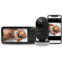 Luvion Babyphone - Supreme Connect 3 - Black | Babyfoon met temperatuurmeter