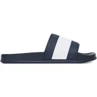 Tommy Hilfiger Pantoletten Core Hilfiger Flag Pool Slide FM0FM05798 Blau 43