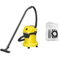 Kärcher WD 3 V-17/4/20 + Staubsaugerbeutel für WD 2 Plus / WD 3 (4x)