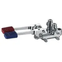 GOLDINOX Professionelle Mischbatterie mit 2 Pedalen und 2 Wasserzuläufen PREMIUM /