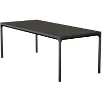 Houe FOUR Ceramic Gartentisch rechteckig aus Keramik