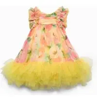 Abel & Lula Elegantes Kleid 5040 Gelb Regular Fit