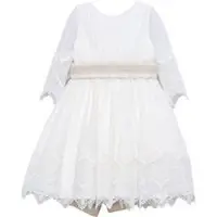 Abel & Lula Elegantes Kleid 5028 Weiß Regular Fit