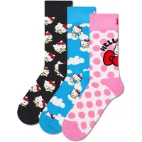 Happy socks Socken Hello Kitty 3er-Pack Socks Gift Set Unisex Black Multi-Schuhgröße 36 - 40