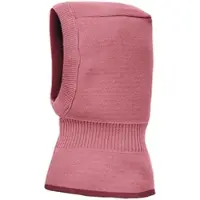 Maximo Wendemütze , Jungen, Gr. 47, rosa (dusty rose, rosewood), Strick, Wolle, mehrfarbig, Mützen Wendemütze, reine Merinowolle, reversible, doppelt gestrickt, Ausgenähtes Halsteil