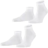 Falke Socken Happy Sneaker Herren White (2er-Pack)-Schuhgröße 47 - 50