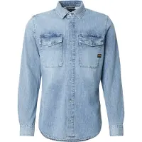 G-Star Langarmshirt "Marine Denim Slim Shirt"