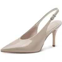 Tamaris Damen Lack Pumps Vegan Stilettoabsatz 1-29622-46, Größe:41 EU, Farbe:Beige