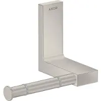 Hansgrohe AXOR Universal Rectangular Toilettenpapierhalter, Metall, einzeln, 42656