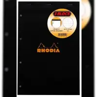 Rhodia 6x Set 3 Notizblöcke N°20 sw A4+ kar 80Bl- Sortiert 202019C