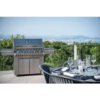 Napoleon Prestige PROTM 665 Propangasgrill mit Infrarot-Heck- und Seitenbrennern