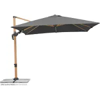 Schneider schirme Pendelschirm 'Rhodos Twist Woody', anthrazit, ca. 300 x 300 cm