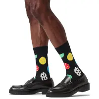 Happy socks Socken Easter Egg Sock Unisex Black-Schuhgröße 36 - 40