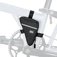 RockBros Dreieckige Rahmentasche Fahrrad Schwarz 0,3l