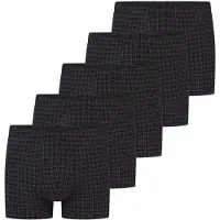Schiesser Retro Short / Pant Cotton Casual Organic Cotton in Schwarz | Gr.: 3XL