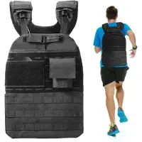 StarTech.com Gewichtsweste Laufweste - Einstellbare Trainingsweste mit 18,14 kg Gewichten - Fitness-Training - Workout-Ausrüstung
