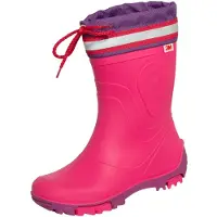 Bockstiegel Kinder Gummistiefel Regenstiefel Bente Uni – Kinderstiefel Gummi Stiefel Leicht Mädchen Jungen in Fuchsia Größe 28 bis 29