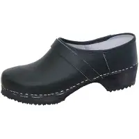 Saliha Clogs  Wolfgang geschlossen in schwarz in schwarz | Gr.: 39