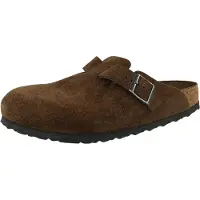 Birkenstock Boston Bs Suede Leather Holzschuhe