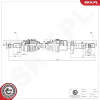 ESEN SKV Antriebswelle 40SKV413